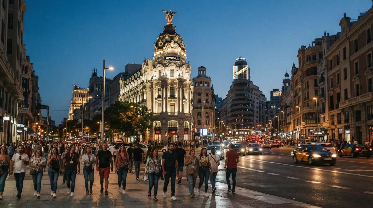 Centro (Sol & Gran Vía), Madrid: hvor byen begynder